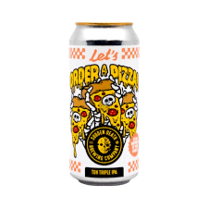 Sudden Death Brewing Lets Order A Pizza Triple IPA 440ml
