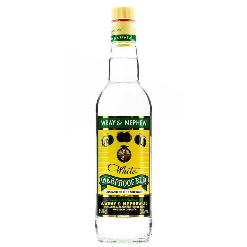 Wray & Nephew Overproof White Rum 63% 700ml