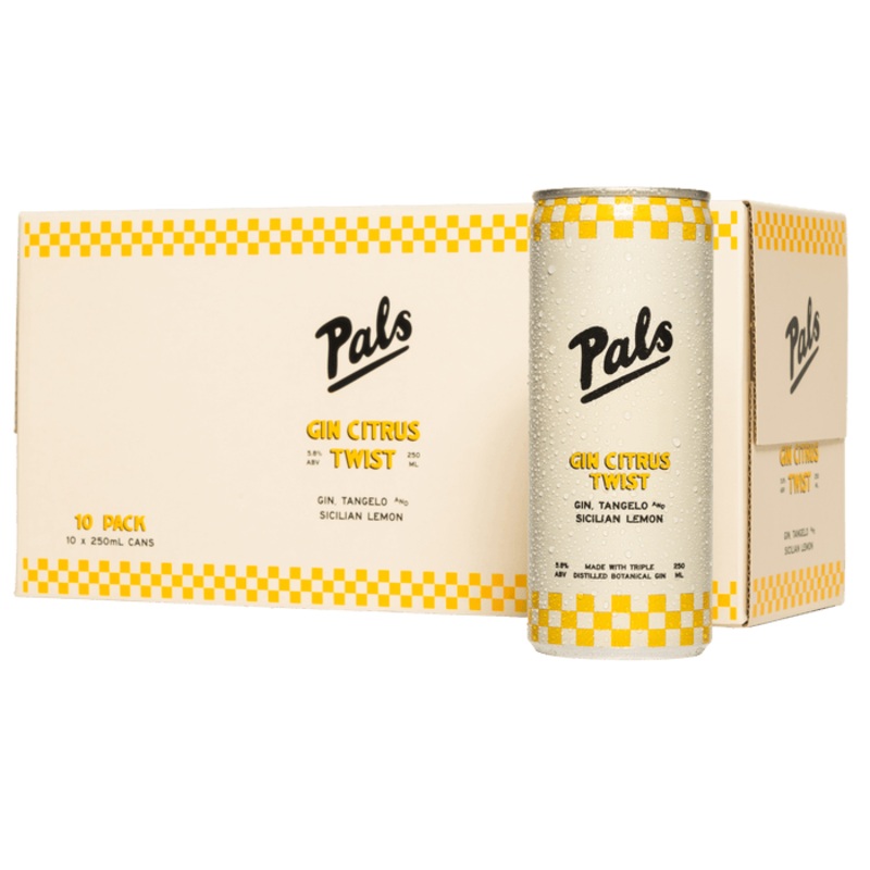 Pals Gin Citrus Twist 10pk|EACH