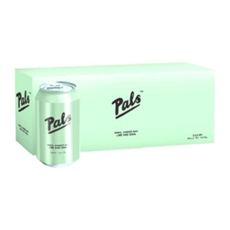 Pals Vodka Lime & Soda 10 pack
