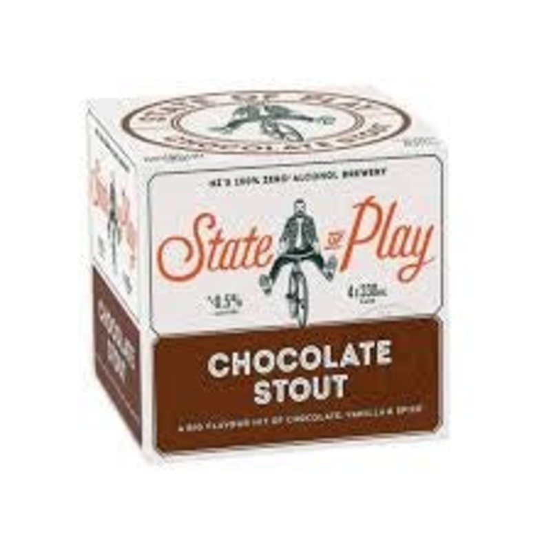 State Of Play Non-Alcoholic Chocolate Stout 4pk Cans