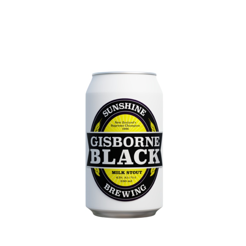 Sunshine Brewing Gisborne Black 6pk Cans
