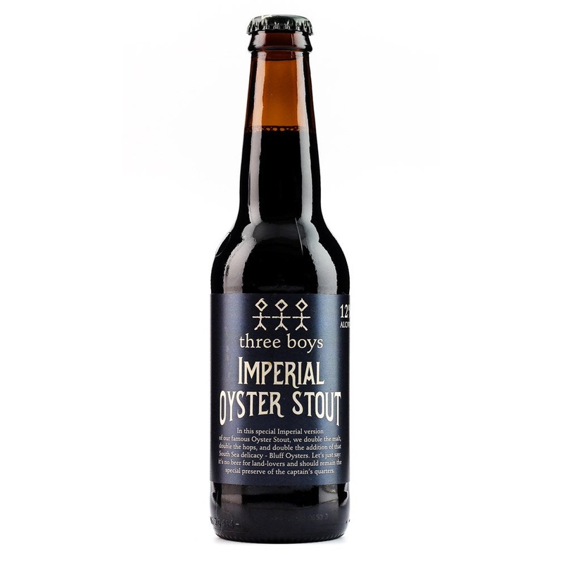 Three Boys Imperial Oyster Stout 330ml Bottle