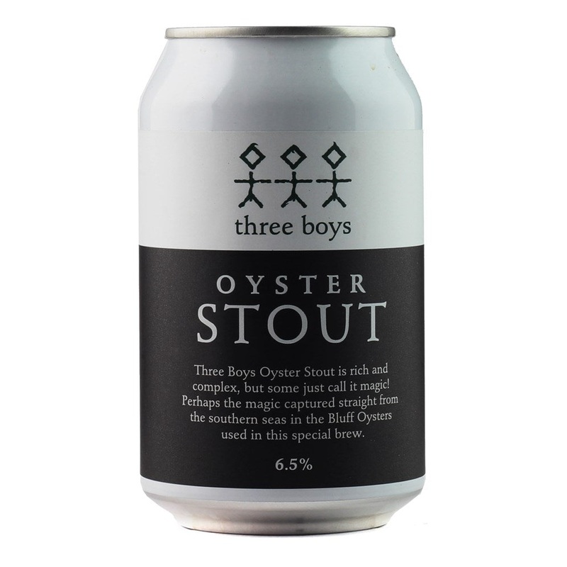 Three Boys Oyster Stout 330ml Can
